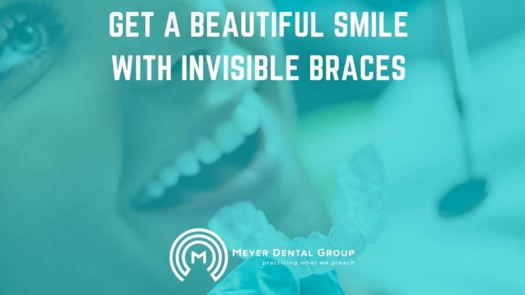 beautiful smile with invisible braces