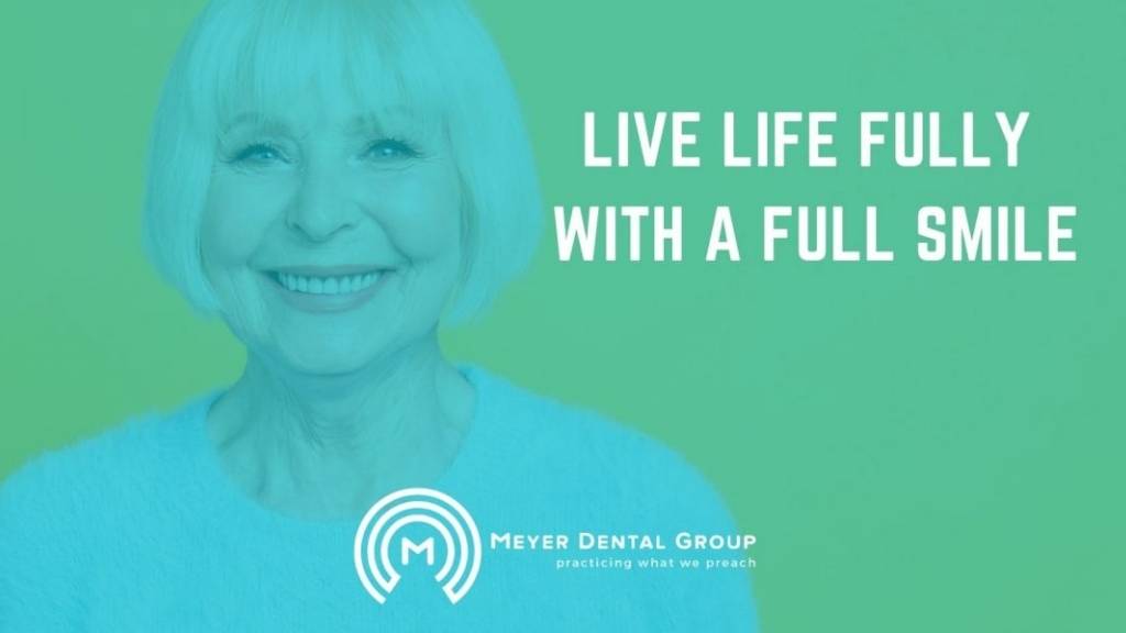 full smile with dental implants